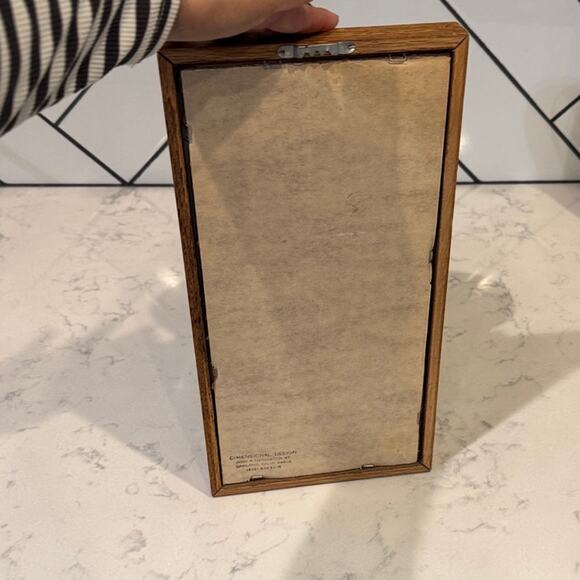 Rare Dimensional Design pine tree mirror 3D framed shadow box vintage 13” - Picture 5 of 11